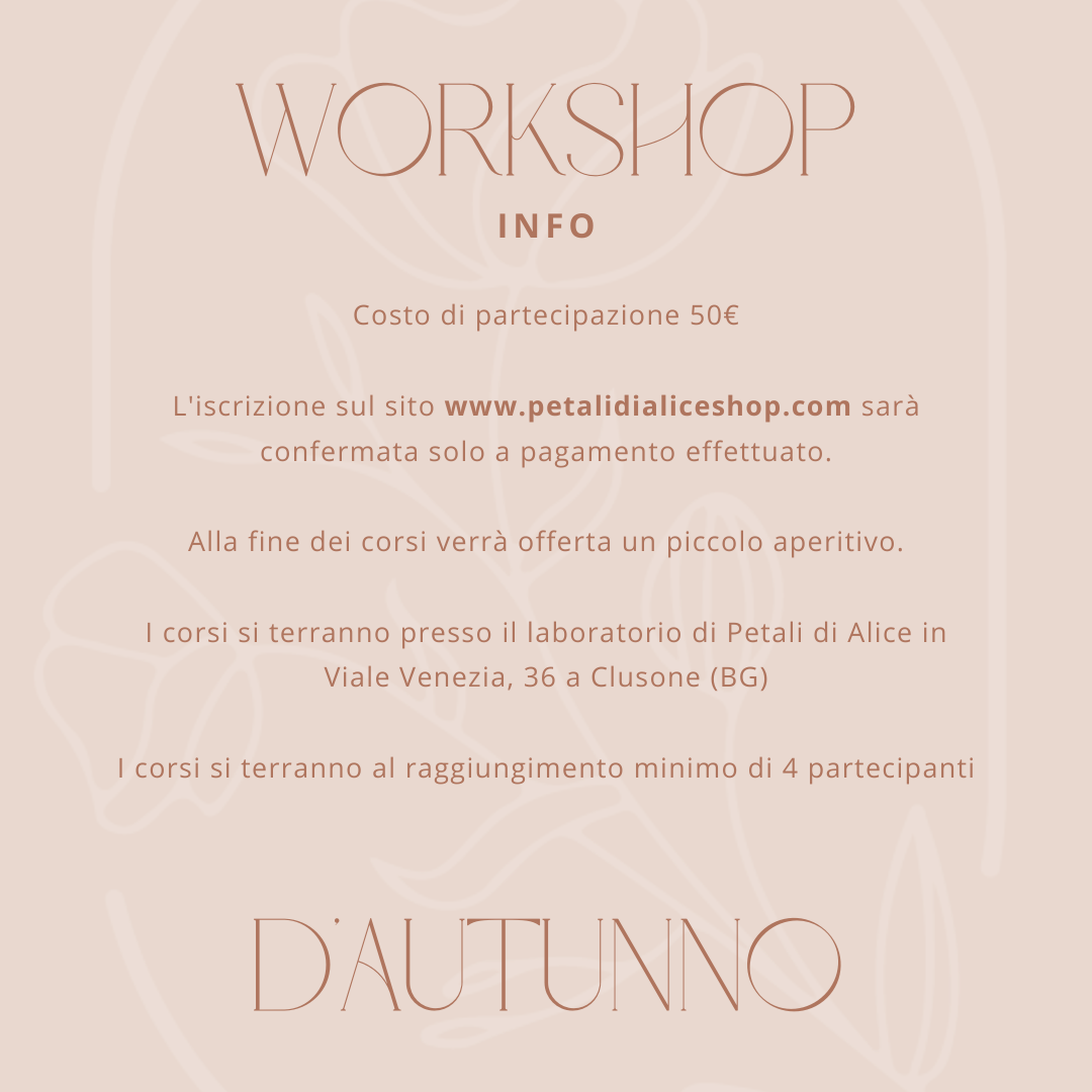 Whorkshop d’autunno