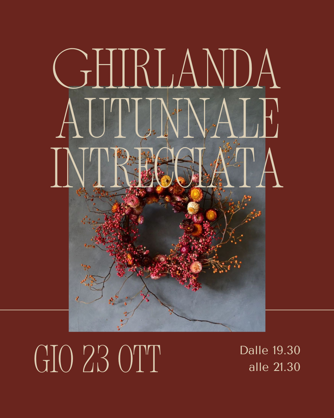 Workshop d’autunno