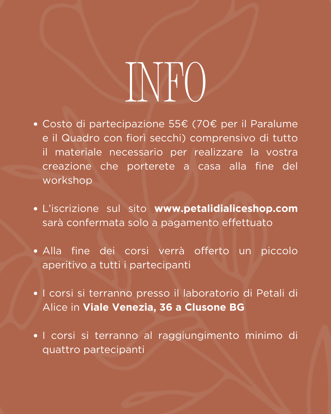 Workshop di Primavera