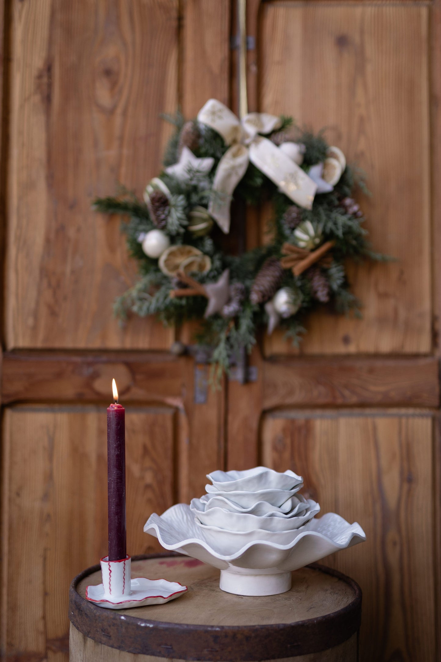 Ghirlanda Fiocco di Neve